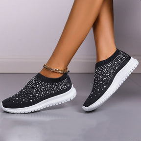 Tênis Feminino Com Strass