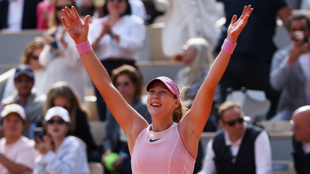 Andreeva Fransa Açık'ta Chwalinska'yı yenerek ilk Grand Slam şampiyonluğunu elde etti