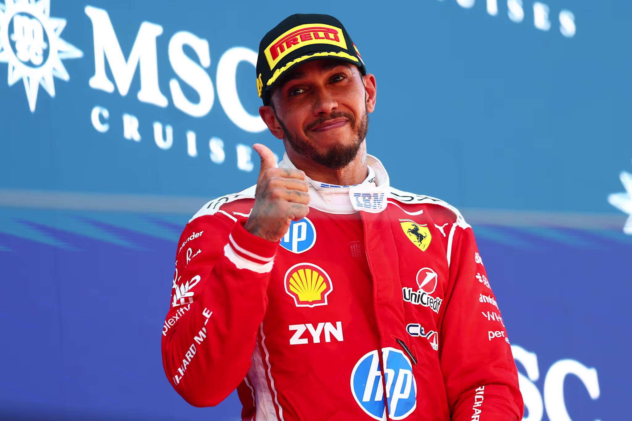 BARCELONA, SPAIN - JUNE 14: Race winner Lewis Hamilton of Great Britain and Scuderia Ferrari