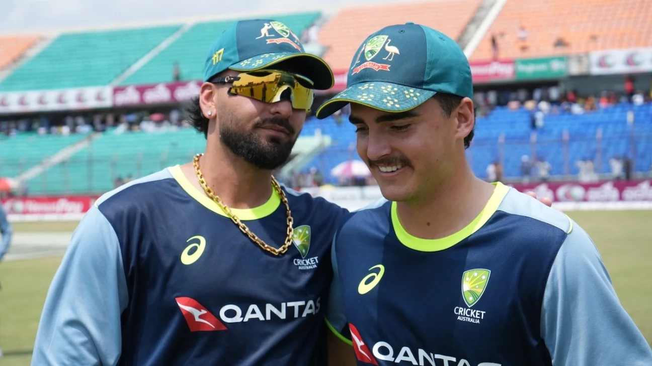 Ban vs Aus T20I - İlk kez forma giyen Joel Davies, Chattogram'da Avustralyalı iplikçiler için sancak günü hayalini gerçekleştiriyor