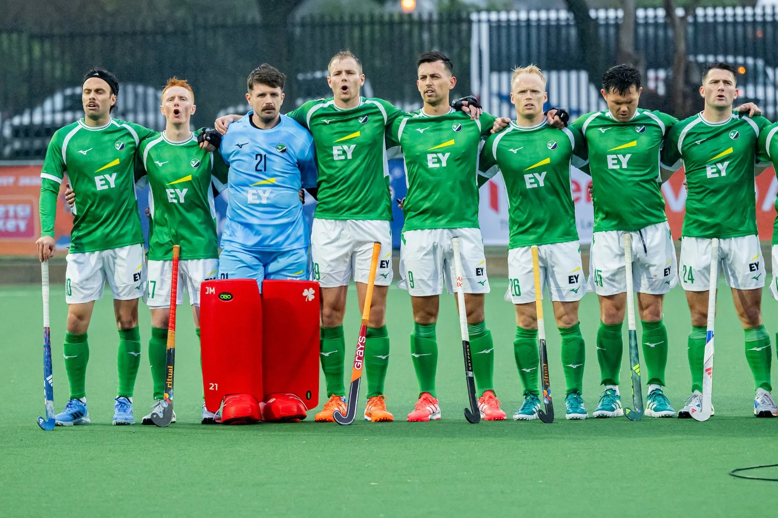 whatsapp image 2026 06 11 at 17 51 37 - Ireland cruise to victory against USA in FIH Hockey Nations Cup opener. - Thursday, June 11 – Cape Town, South Africa: The Ireland Men’s Hockey team made a strong start to their 2026 FIH Hockey Nations Cup campaign in Cape Town, South Africa as they recorded a 3-0 win over the USA. After a scoreless opening quarter, Ben Johnson marked his 50th senior appearance with a goal, before Greg Williams continued his fine goal scoring form from penalty corners to double Ireland’s lead. Fergus Gibson got Ireland’s third and final goal after some excellent build up play from Alistair Empey.