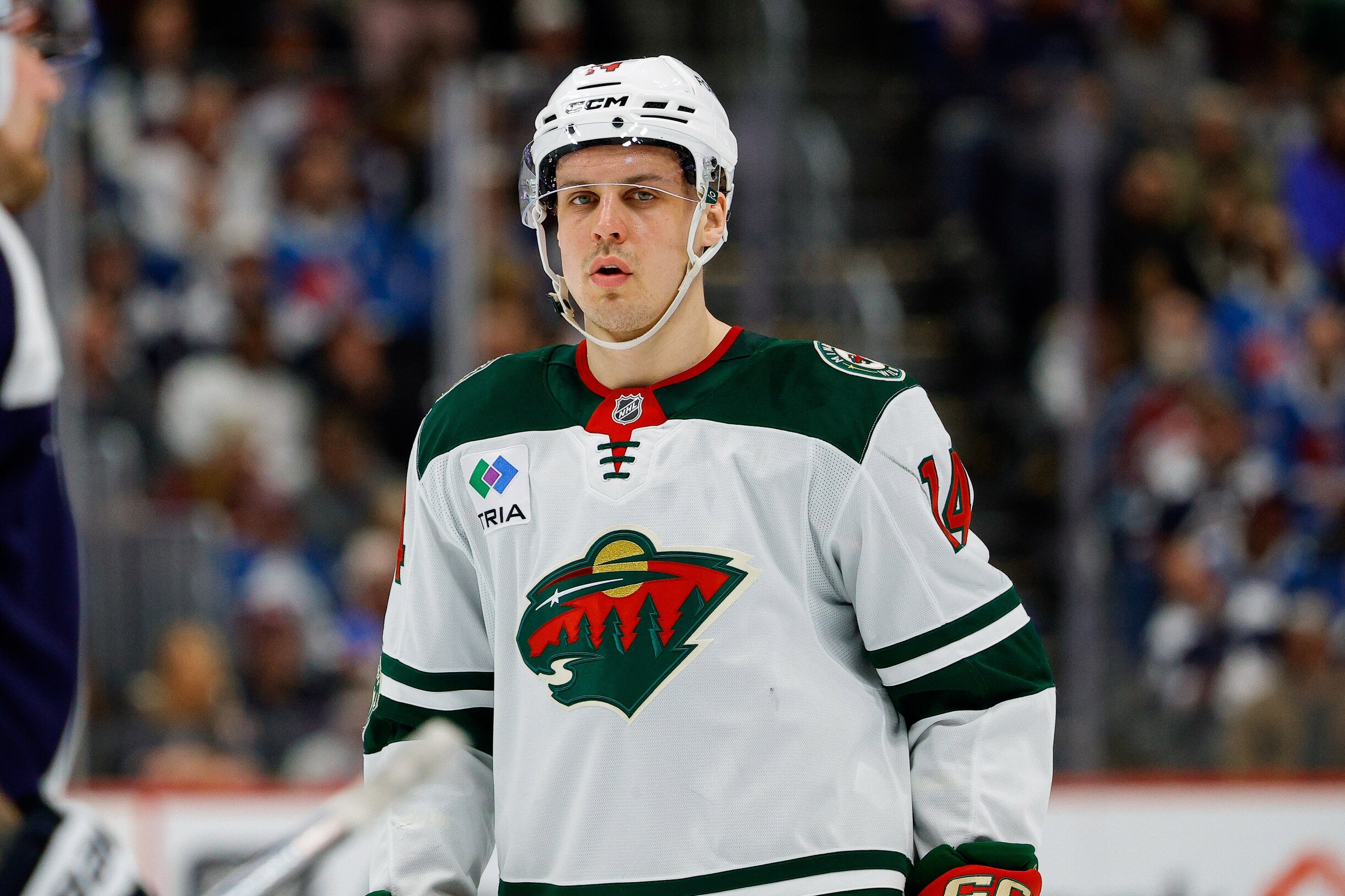 Joel Eriksson Ek, Wild'in 1 numaralı arenası Minnesota Wild'ın bir parçası olamaz