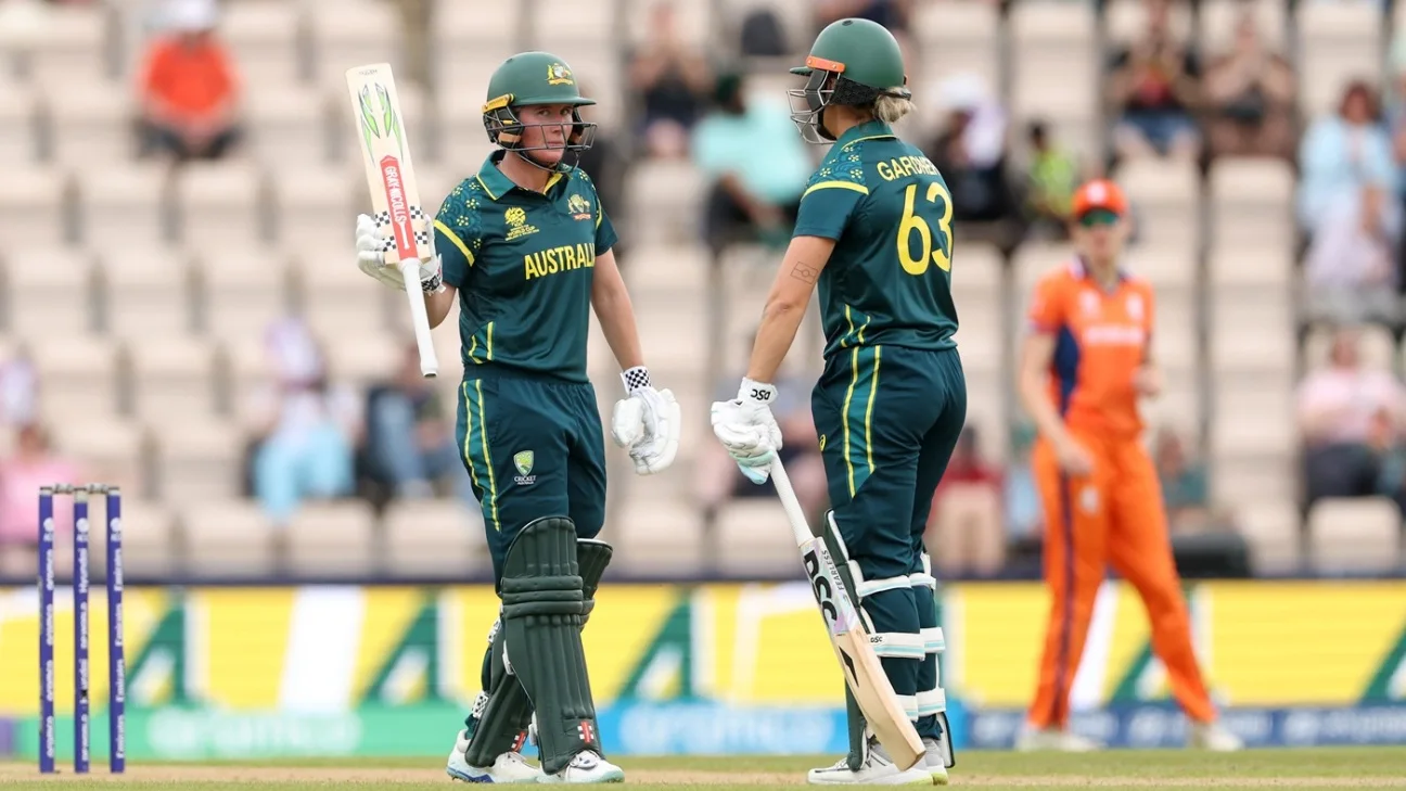 Kadınlar T20 Dünya Kupası 2026, AUS-W ile NL-W arasındaki 14. maç, Grup 1 maç raporu, 20 Haziran 2026