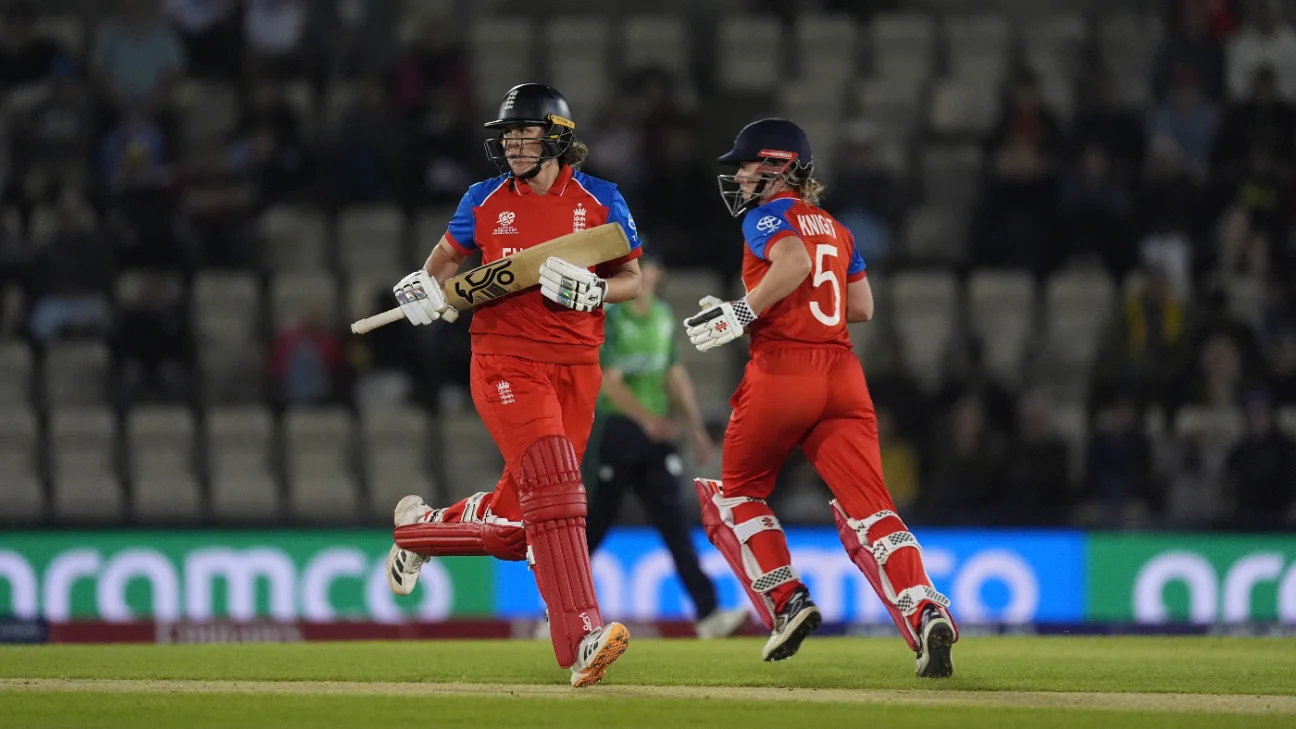 Kadınlar T20 Dünya Kupası - Eng vs Ire - Sciver-Brunt, İrlanda'nın sakatlığı kazanması nedeniyle baldır taramasına girecek