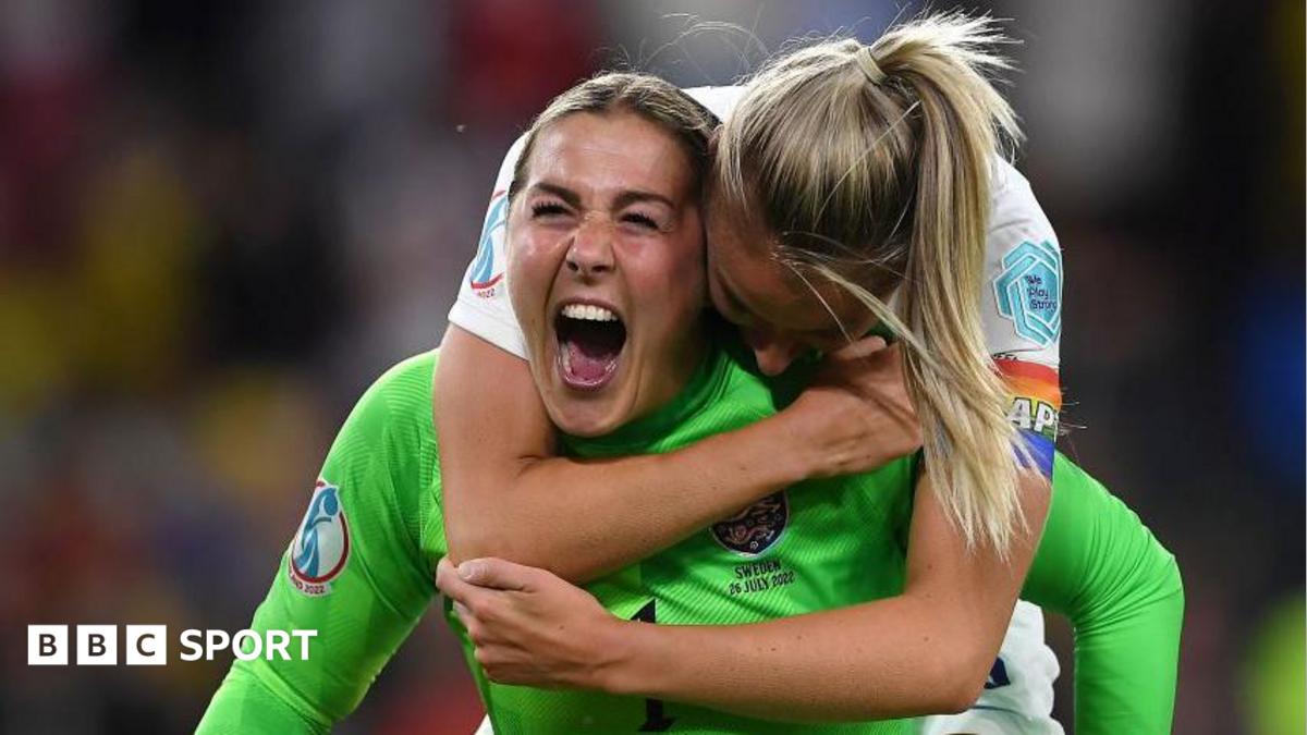 A graphic that reads 'Follow our women's football TikTok' with a picture of a mobile phone